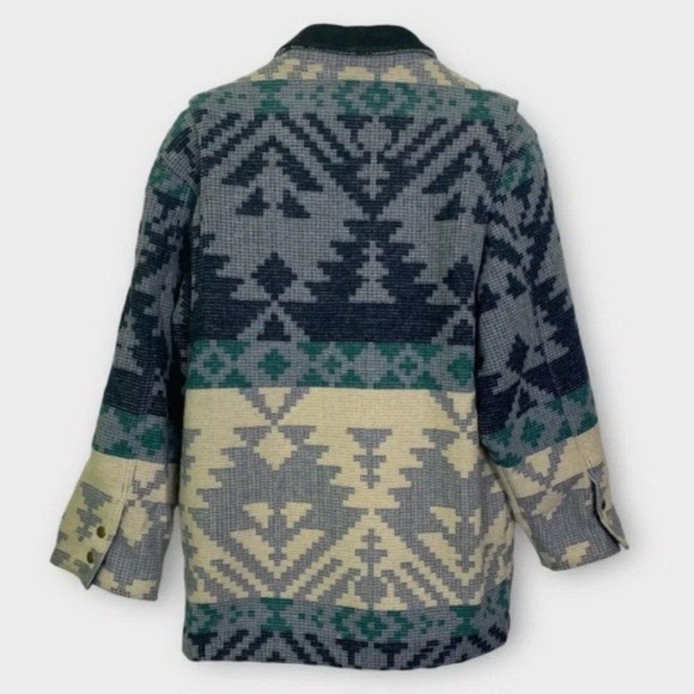 Vintage Woolrich  Aztec Blanket Coat Barn Jacket - Picture 4 of 11